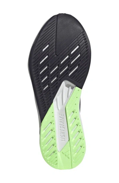 Adidas Originals Duramo Running Sneaker In Black/ Zero Met./ Aurora