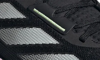 Adidas Originals Duramo Running Sneaker In Black/ Zero Met./ Aurora