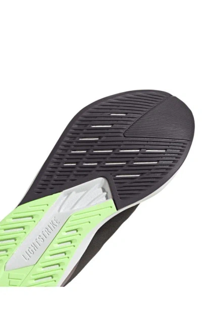 Adidas Originals Duramo Running Sneaker In Black/ Zero Met./ Aurora