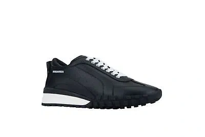 Pre-owned Dsquared2 Snm0196 2124 Turnschuhe W4.sc2450 In Schwarz