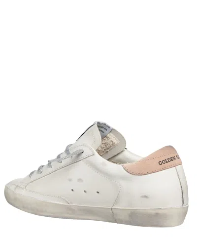 Pre-owned Golden Goose Sneaker Damen Super-star Gwf00101.f005355.11691 Optic White - Antiq In Weiss