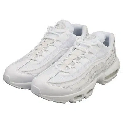 Pre-owned Nike Air Max 95 Essential Herren White Sneaker Klassisch In Weiss