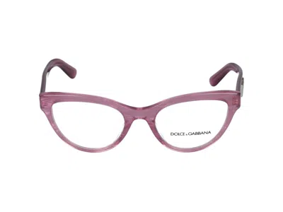 Shop Dolce & Gabbana Eyeglasses In Fleur Pink