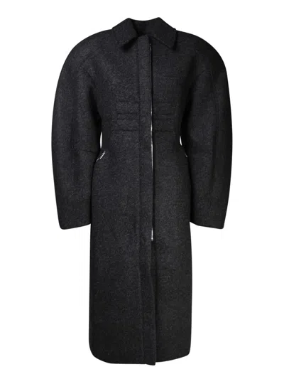 Shop Jacquemus Coats In Grey