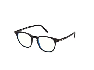 Shop Tom Ford Eyeglasses In Glossy Black