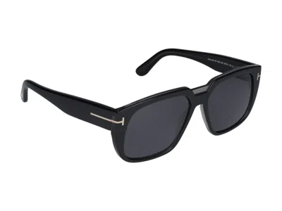 Shop Tom Ford Sunglasses In Black/smoke