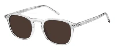 Shop Tommy Hilfiger Sunglasses In Crystal