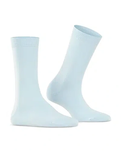 Shop Falke Family Sustainable Cotton Blend Socks In Light Blue