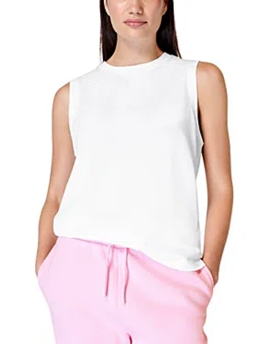 Shop Sweaty Betty Essential Sleeveless Top In White