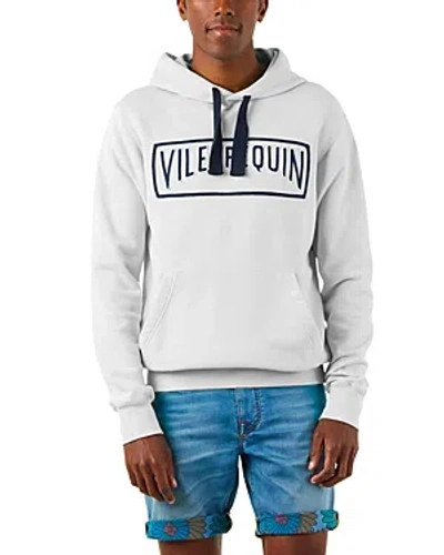 Shop Vilebrequin Logo Graphic Hoodie In Off White