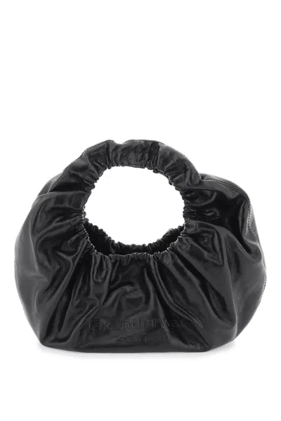 Shop Alexander Wang Leather Handbag For Women In 黑色的