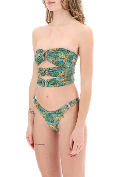 Shop Reina Olga Cage Bikini Set For In Green