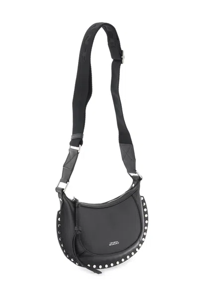 Shop Isabel Marant Oskan Moon Mini Shoulder Bag In 黑色，银