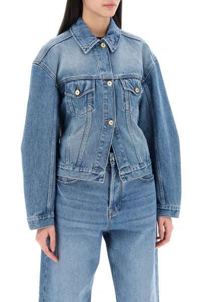 Shop Jacquemus , Or The Denim Jacket From Nîmes In Blue