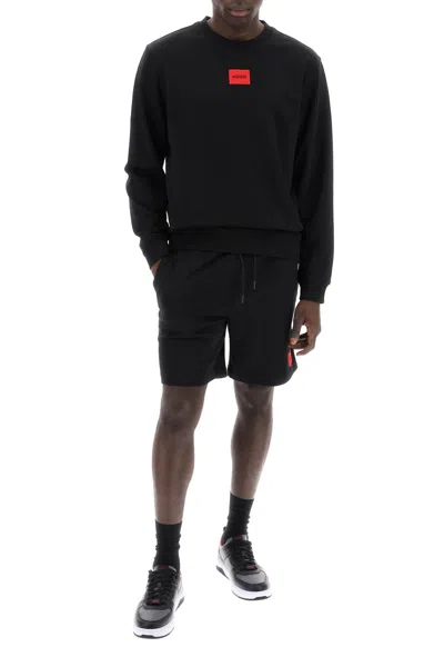 Shop Hugo Diragol Light Sweatshirt In Black