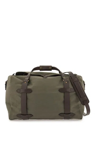 Shop Filson Cotton Twill Duffle Bag In 绿色的