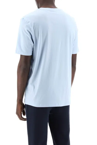 Shop Hugo Dero Logo T Shirt With In Light Blue
