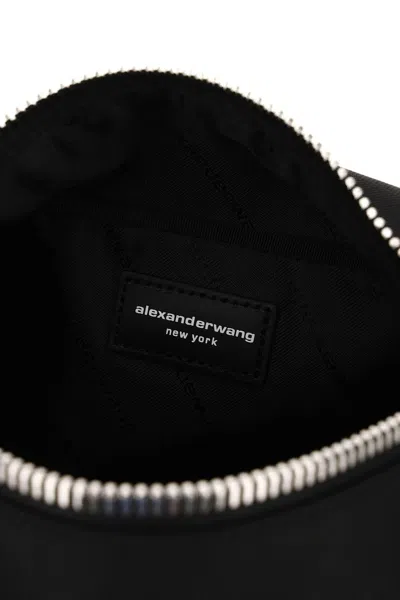 Shop Alexander Wang Heiress Sport Shoulder Bag In 黑色的