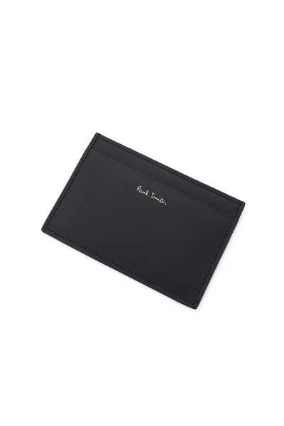 Shop Paul Smith Signature Stripe Cardholder In 黑色的