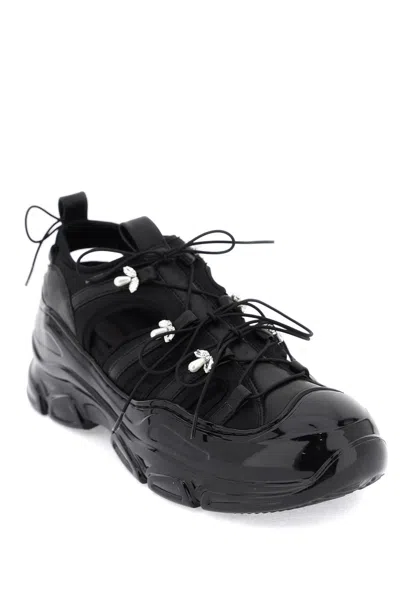 Shop Simone Rocha Hybrid Tracker Sneaker In Black