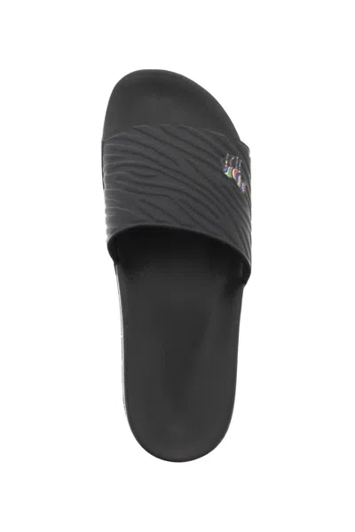 Shop Ps By Paul Smith Ps Paul Smith Rubber Nyro Slipper In Black
