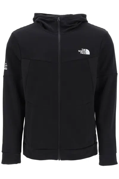 Shop The North Face Hooded Fleece Sweatshirt With In Black