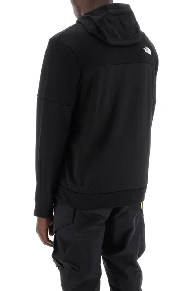 Shop The North Face Hooded Fleece Sweatshirt With In Black