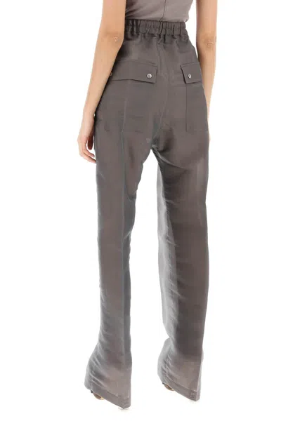 Shop Rick Owens Geth Belas Organza Pants In Grey