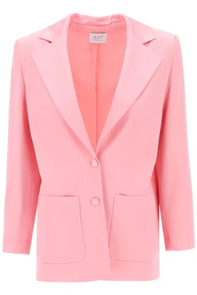 Shop Mvp Wardrobe "single Breasted Martin Blazer In In Pink