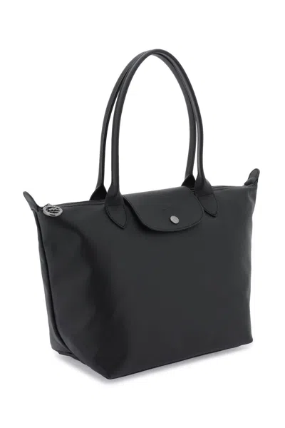 Shop Longchamp Le Pliage Xtra M Tote Bag In 黑色的