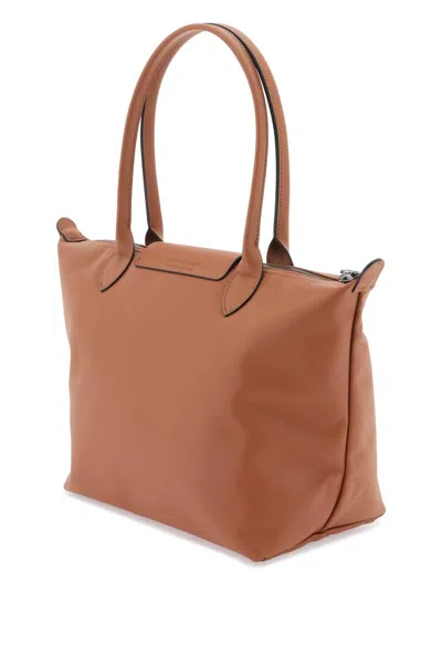 Shop Longchamp Le Pliage Xtra M Tote Bag In 棕色的