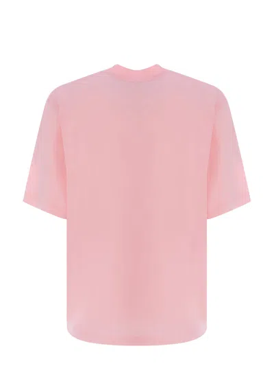 Shop Marni T-shirt Msgm Made Of Cotton In Rosa