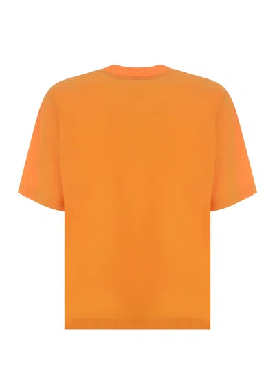 Shop Marni T-shirt  Made Of Cotton In Arancione