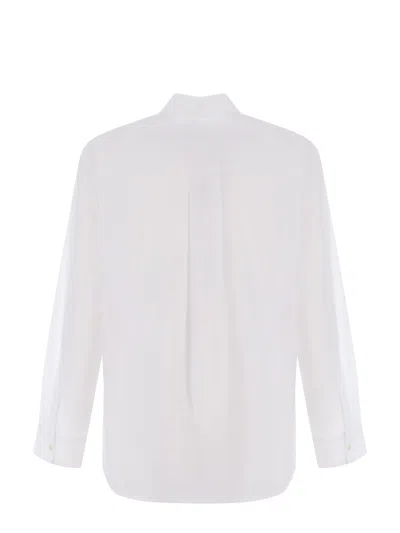 Shop Marni Shirt  Made Of Cotton Poplin In Bianco