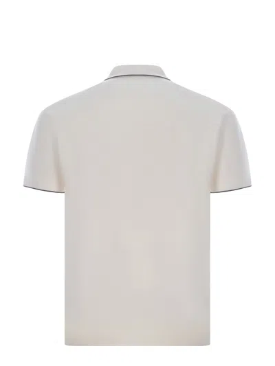 Shop Paolo Pecora Polo Shirt  Made Of Cottonù In Bianco