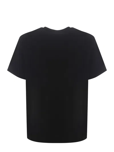 Shop Msgm T-shirt  Made Of Cotton In Nero