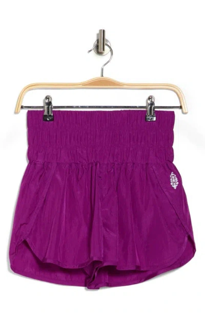 Shop Fp Movement The Way Home Shorts In Raspberry