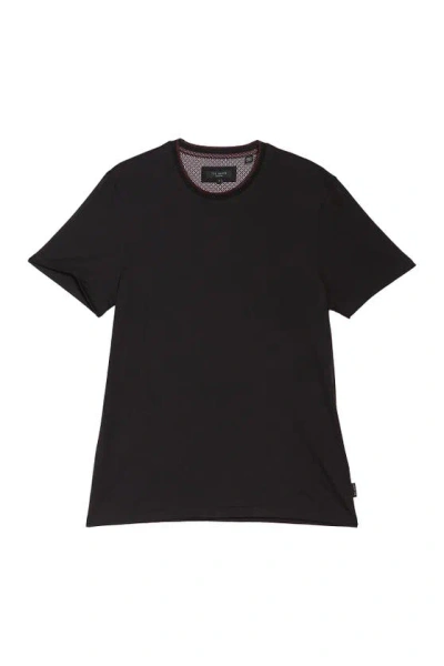 Shop Ted Baker Solid T-shirt In Black