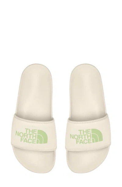 Shop The North Face Base Camp Iii Slide Sandal In Gardenia White/ Lime Cream