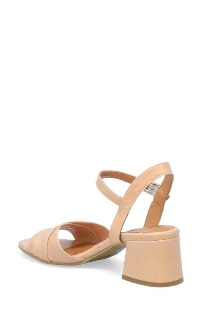 Miz Mooz Bela Block Heel Sandal In Peach Patent