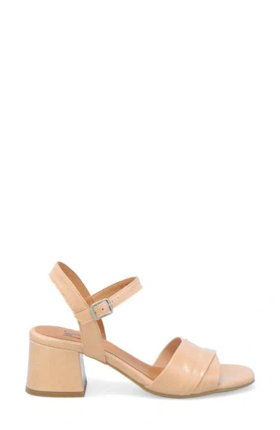Miz Mooz Bela Block Heel Sandal In Peach Patent