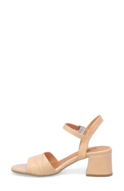 Miz Mooz Bela Block Heel Sandal In Peach Patent