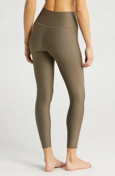 Shop Alo Yoga Airlift High Waist 7/8 Leggings In Olive Tree