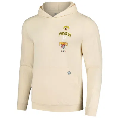Shop Levelwear Cream Pittsburgh Pirates Base Line Pullover Hoodie