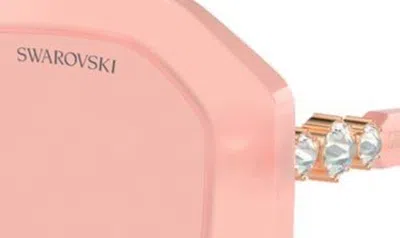 Swarovski 56mm Photochromic Irregular Sunglasses In Pink