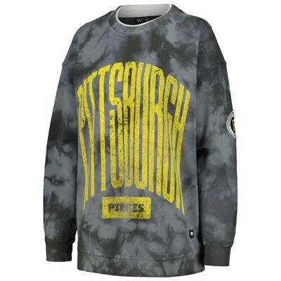 Shop The Wild Collective Charcoal Pittsburgh Pirates Overdyed Pullover Sweatshirt