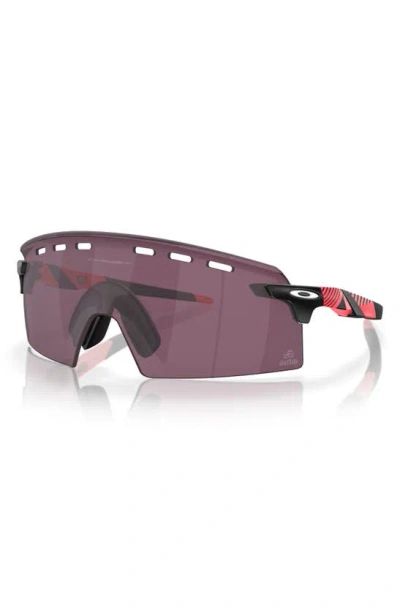 Shop Oakley Encoder 39mm Polarized Rectangle Sunglasses In Pink