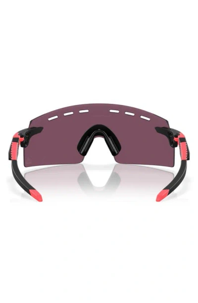 Shop Oakley Encoder 39mm Polarized Rectangle Sunglasses In Pink