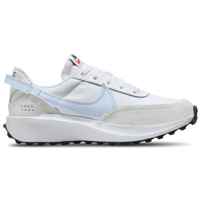 Shop Nike Womens  Waffle Debut In White/summit White/blue Tint