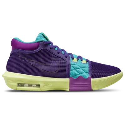 Shop Nike Mens  Lebron Witness Viii In Field Purple/white/dusty Cactus